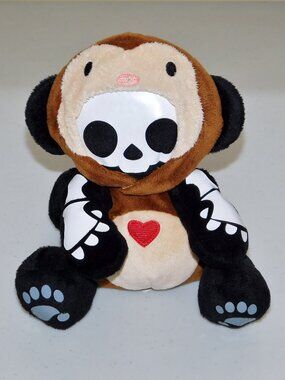 2009 Jakks Pacific Skelanimals 8" Marcy in Monkey Costume Plush